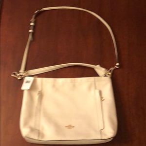 Coach off White Pebble Leather NWT